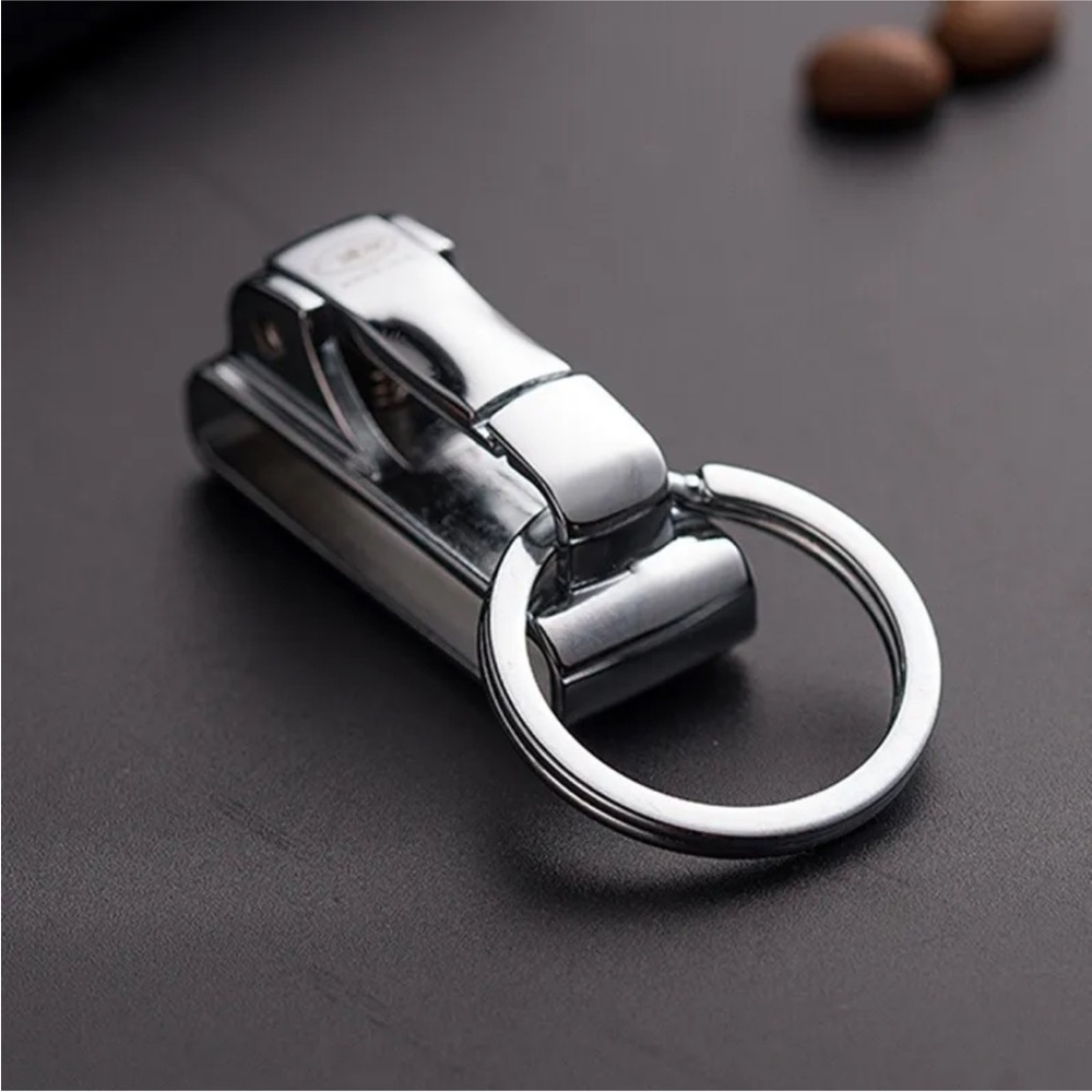 Detachable Quick Release Quality Zinc Alloy Key Chain Belt Clip Key Ring Holder
